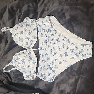 VS PINK butterfly 🦋 bikini 👙 set L/XL